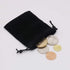 HRX Package Little Velvet Drawstring Pouches, 20pcs Black Velvet Cloth Bags for Jewelry Small Gift (3x4 inches)...