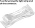 HOMELYLIFE 3 Pin LED Strip Connector Solderless 10 Pcs with 16.4ft Extension Cable 3 Conductor for Waterproof or Non-Waterproof 10mm Wide WS2811 W...