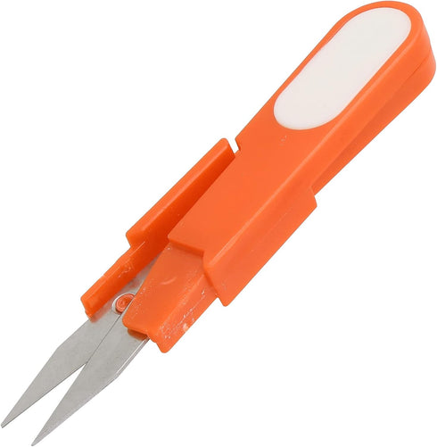 Sewing Scissors Snip Thread Cutter, Safety Trimmer Cross?stitch Clipper Snip Thread Cutter U Shape Sewing Scissors Accessory(orange)...