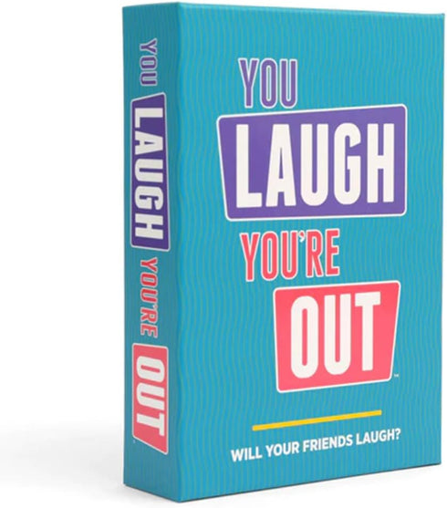 DSS Games You Laugh You're Out A Party Game with Hilarious Charades Family Card Games for Adults & Kids, 125 Prompt Cards Fun Card Games for Famil...