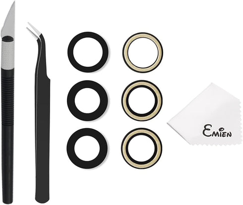 Back Rear Camera Glass Lens Replacement for iPhone 13 Pro and iPhone 13 Pro Max with Reparing Tool...