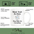 5Aup Christmas Gifts Funny Science Teacher Coffee Mug, Never Trust an Atom They Make Up Everything Cups 11 Oz, Unique Birthday and Holiday Gifts f...