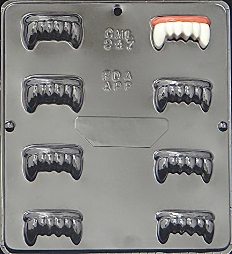 Candy Molds N More Dracula Vampire Teeth Chocolate Candy Mold, Item 947...