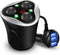 3 Socket Cigarette Lighter Splitter Power Adapter + 3 USB Car Charger 120W 12V/24V DC Outlet with Volt Meter, On/Off Switch for Cell Phone GPS Das...