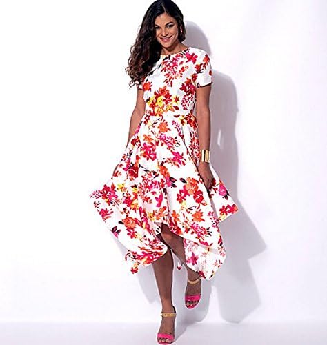 McCall's Patterns M7315 Misses' Handkerchief-Hem Dresses, Size A5 (6-8-10-12-14)...