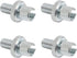 AUTOVIC Clucth Brake Cable Adjuster For Honda Yamaha Kawasaki Suzuki ATV Motorcycle 8mm Universal Cable Adjuster Nut Bolts(Silver)...