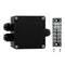 ABS IP67 Waterproof Dustproof Electrical Junction Box, with 15A 600V Barrier Terminal Cable Connector, 1 in/2 Out Power Junction Box?3.26*3.18*2.2...