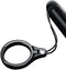 Finger Ring Strap Kickstand, Bling Cubic Phone Holder Charm for Hand Grip Lanyard Holder for iPhone Loopy for Phone Case,Cell Phone,USB,Keys (Blac...