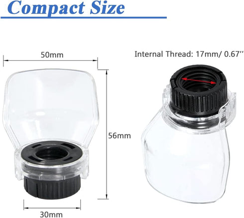 Mesee 4 Pieces Rotary Tool Shield, Electric Grinder Protective Cover Guard Case Safety Electric Drill Protector Tool Attachment Kit Grinder Access...