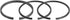 uxcell Engine Piston Ring Set 42mm Diameter Air Compressor Replacement Parts...