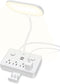 LED Desk Lamp with 2 USB Charging Port and 4 AC Power Outlet, Table Lamps 3 Lighting Modes, Eye-Caring Reading Lamp for Home Bedside Office...