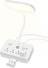 LED Desk Lamp with 2 USB Charging Port and 4 AC Power Outlet, Table Lamps 3 Lighting Modes, Eye-Caring Reading Lamp for Home Bedside Office...
