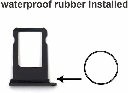 Ewparts Sim Card Tray Slot Replacement for iPhone 7 4.7 Inch + SIM Card Tray Open Eject Pin (Black)......