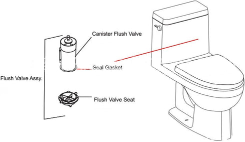 suitable for Part Gp1059291 Canister Seal, 0.25 x 3.35 x 3.35 inches?Pack of 4?...