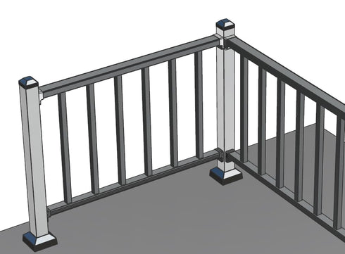 Rail Connector (2, Black, Top)...