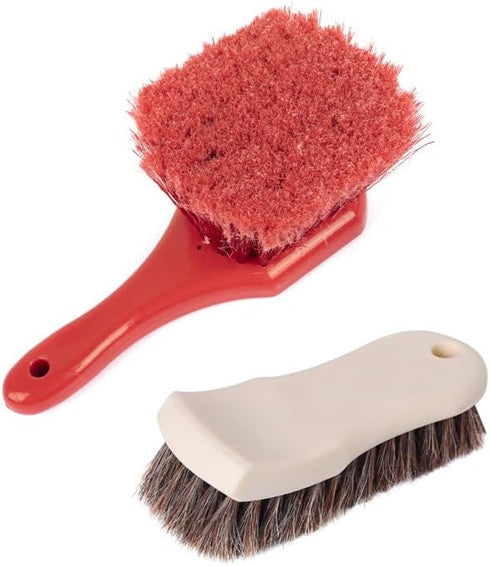 Car Wheel and Tire Brush Set – Perfect for Cleaning and Detailing...