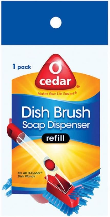 O-Cedar 3.6 in. W Structural Foam Replacement Dish Brush Heads...