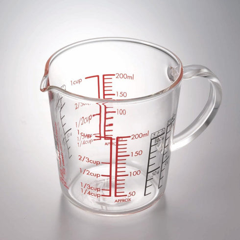Hario Heatproof Glass Measuring Cup with Handle, 200ml...
