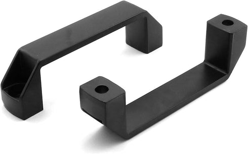 2-Pack Black Aluminium Alloy Handle Rectangular Industrial Pull Handle for 30 Series Aluminum Extrusion Profile Accessories 120mm...
