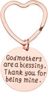 Infinity Collection Godmother Gift, Godmother Keychain, Godmother Jewelry- Gift for Godmothers...