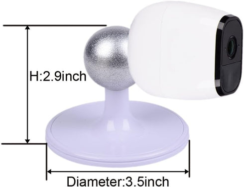 Table Ceiling Mount 2 Pack for Arlo Pro Arlo Pro 2 Wire-Free Cameras by Dropcessories (White)...