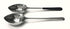 G.E.T. Enterprises 8 oz. Stainless Steel Solid Spoon with Cool-Grip Handle Dishwasher Safe Stainless Steel Serving Utensils Collection BSRIM-33 (P...