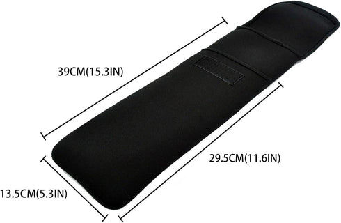 Curling Iron Flat Iron bag Protective cover Waterproof Heat Resistant case - Hair Styling Tools Hair Straightener Protective Sleeve Travel bag?Bla...