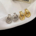 2Pcs Gold and Silver Earrings for Women, Gold Statement Geometric Knot Stud Earrings Set Chunky Gold Solver Hollow Tube Knot Drop Dangle Earrings ...