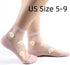 Daisy Socks Lace Sheer High Ankle Socks 6 Pairs Women Transparent Cute Preppy Floral Knit Cotton Sole Dress Sock...