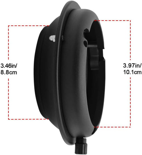 Fotoconic Balcar Speedring to Bowens Mount Converter Interchangeable Adapter Ring for Studio Flash Strobe LED Video Light...