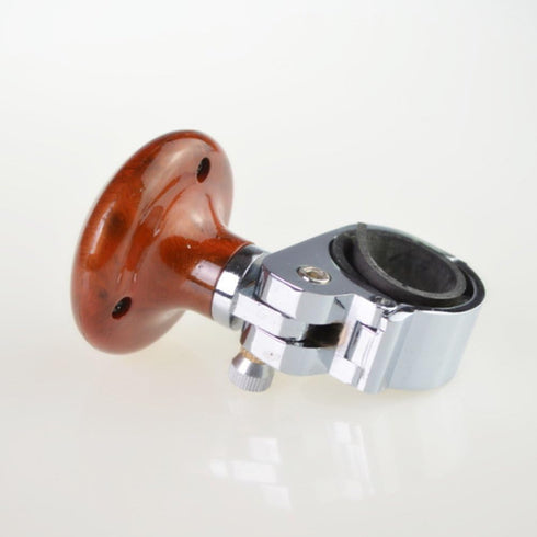 VORCOOL Metal Steering Wheel Assistive Ball Power Booster Ball Spinner Steering Wheel Knob for Car Vehicle (Peach Wood Color)...