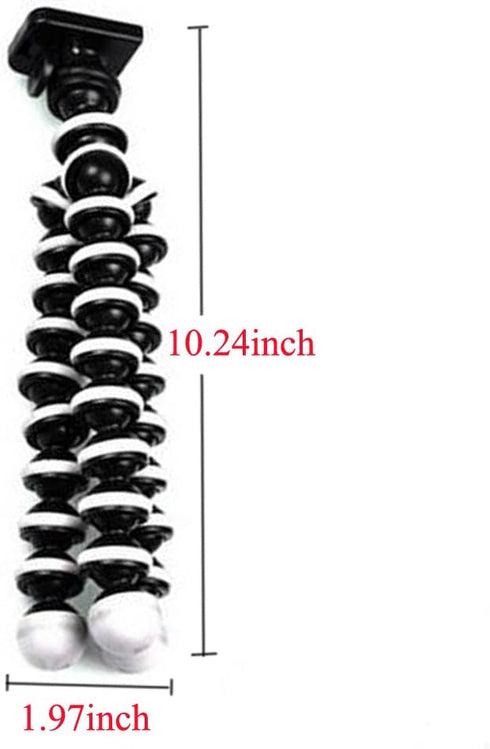 Octopus Camera Tripod, Walway Flexible Cell Phone Holder Stand Selfie Stick with Quick-Release Plate for Smartphone/Camera/GoPro/Action Camera/DSL...