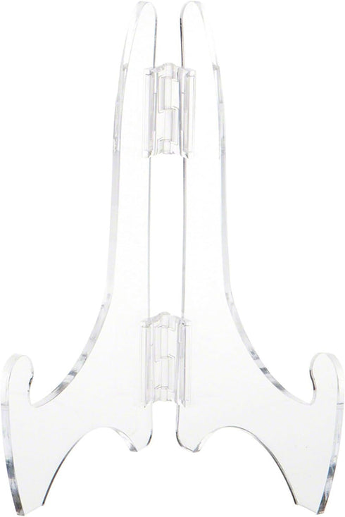 Plymor Clear Acrylic Adjustable Folding Display Easel, 9" H x 6" D (for 14" Plates)...