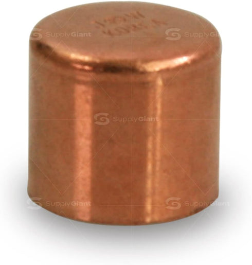 DUFD0100 Copper Cap with Sweat Socket, 1...