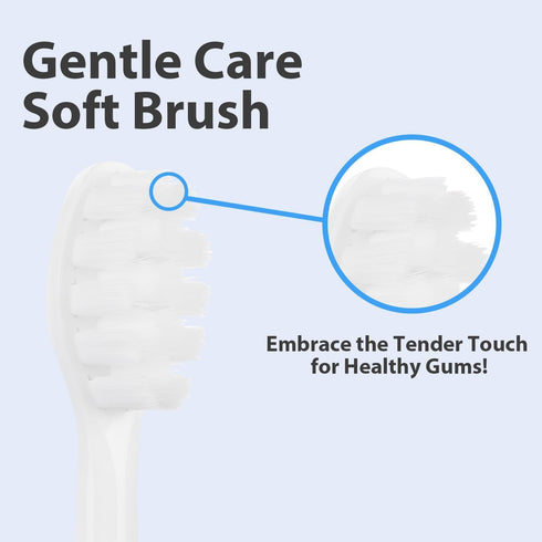 6 Pack Soft Toothbrush Replacement Heads for Philips Sonicare, Electric Replacement Brush Head Compatible with Phillips Sonic Care Toothbrush Head...