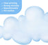 DECOWALL DS-8030 Clouds Kids Wall Stickers Wall Decals Peel and Stick Removable Wall Stickers for Kids Nursery Bedroom Living Room (Small)...