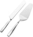 Hand Hammered Silver Plated Stainless Steel Cake Knife & Server Set of 2 For Weddings Home Shower Party Anniversary Pastry Pie Serving Knives Cake...