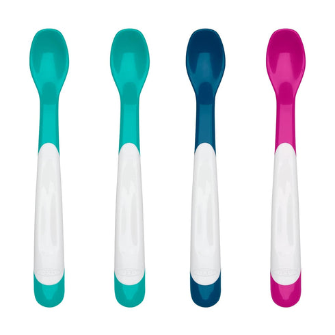 OXO Tot Infant Feeding Spoon, Multipack , 4 Count (Pack of 1)...
