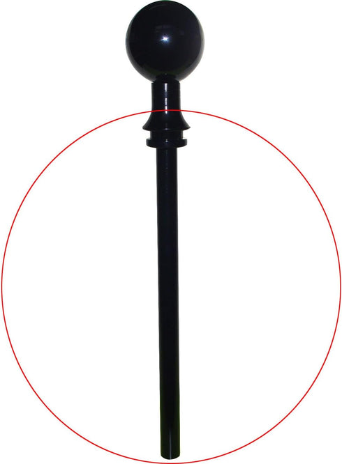 Pursuestar 12 Inch Long Black Aluminum Shift Knob Extender Extension for 5 6 Speed Manual Gear Shifter Lever M12 12X1.25...