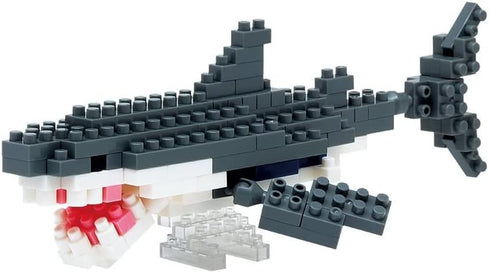 DAISO Great White Shark Petit Block from Daiso Japan...