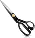 Fabric Scissors 9 Inch Sewing Dressmaking Scissors Professional Razor Sharp for Tailoring Leather Raw Materials - Japan High Carbon Steel Tailor S...