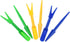 12 Sets (2pcs/set) Garden Plastic Seeds Widger Seedlings Dibber Sowing Digging Tools Transplanting Planting Tools(Random Color)...