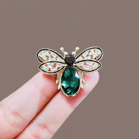 Animal Brooch Pins Set Women Vintage Crystal Enamel Pin Rhinestone Peacock Bee Fish Bird ladybird Cat Retro Insect Shape Pins Jewelry for Men Chri...