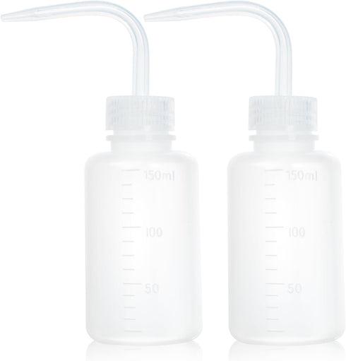 Melphoe Tattoo Wash Bottle 2Pcs 150ml Water Squirt Bottle Succulent Watering, Safety Rinse Bottle Watering Tools, Tattoo Supplies, Irrigation Sque...