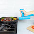 Pan Buddy™- Vertical Attachment for Pan Handle- Adds Leverage and Support- Makes Lifting Heavy Cookware Easier! (Blue)...