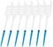 400pcs Dental Picks Soft-Interdental Brush Double-Ended Toothpicks Silicone Dental Floss...