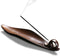 9" Length Incense Stick Holder with 3 Holes, Ceramic Incense Ash Cather for Counters, Meditation Room, Yoga, Home, Office (Brown)...