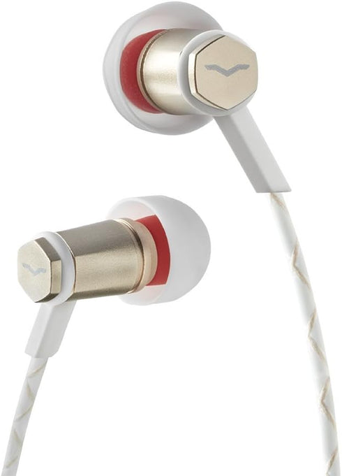 V-MODA Forza Metallo In-Ear Headphones with 3-Button Remote & Microphone - Apple Devices, Rose Gold...