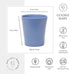 Bamboo Drinking Cup for Kids, Set of 4 Reusable Eco Friendly Dinnerware for Toddlers, 10 Ounce...