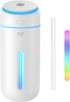 Small Humidifiers for Bedroom Nightstand Room 400ML USB Humidifer Plant Cool Mist Humidifier Easy Clean Travel Mini Portable Personal Desk Car Qui...